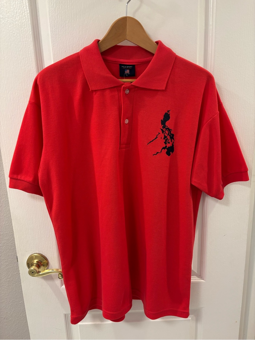 NWT Vintage Polo Sport Collection Men's Red Embroidered Polo Shirt Philippines